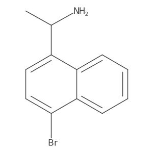 1-(4-Bromonaphthalen-1-yl)ethan-1-amine Structure