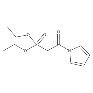 2-Diethoxyphosphoryl-1-pyrrol-1-yl-ethanone Structure