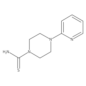 4-(Pyridin-2-yl)piperazine-1-carbothioamide Structure