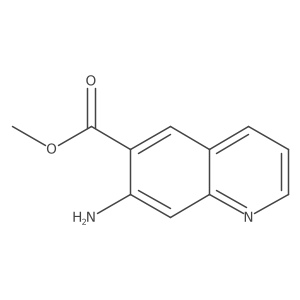 Methyl 7-aminoquinoline-6-carboxylate结构式