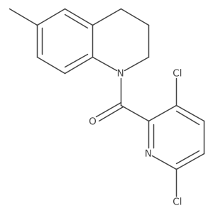 1-(3,6-Dichloropyridine-2-carbonyl)-6-methyl-1,2,3,4-tetrahydroquinoline Structure