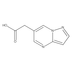 2-{Pyrazolo[1,5-a]pyrimidin-6-yl}acetic acid Structure
