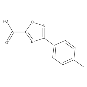 3-(4-Methylphenyl)-1,2,4-oxadiazole-5-carboxylic acid结构式
