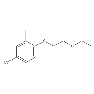4-(2-Ethoxyethoxy)-3-methylaniline Structure