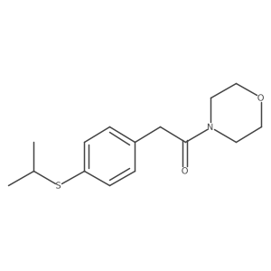 2-(4-(Isopropylthio)phenyl)-1-morpholinoethanone结构式