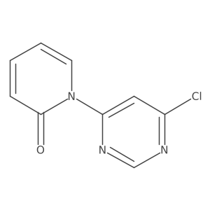 1-(6-Chloropyrimidin-4-yl)pyridin-2(1H)-one结构式