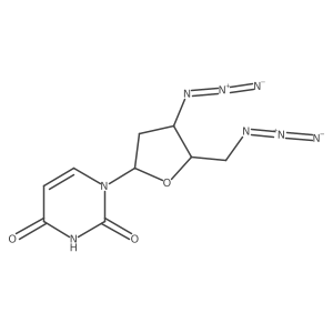 1-[(2R,4S,5R)-4-azido-5-(azidomethyl)oxolan-2-yl]pyrimidine-2,4-dione Structure