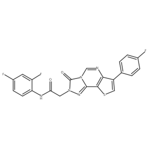2-[3-[3-(4-fluorophenyl)-1,2,4-oxadiazol-5-yl]-7-methyl-4-oxo-1,8-naphthyridin-1(4H)-yl]-N-(2-methoxy-5-methylphenyl)acetamide Structure