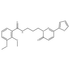 N-{3-[3-(furan-2-yl)-6-oxo-1,6-dihydropyridazin-1-yl]propyl}-2,3-dimethoxybenzamide Structure
