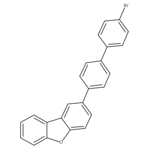 Dibenzofuran, 2-(4'-bromo[1,1'-biphenyl]-4-yl)- Structure