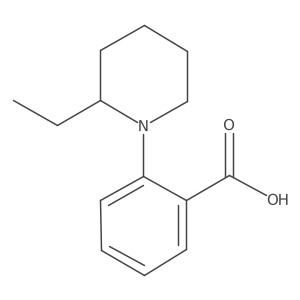 2-(2-Ethylpiperidin-1-yl)benzoic acid Structure