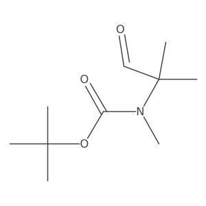 tert-butyl N-methyl-N-(2-methyl-1-oxopropan-2-yl)carbamate结构式