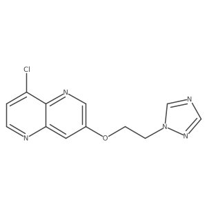 8-Chloro-3-[2-(1H-1,2,4-triazol-1-yl)ethoxy]-1,5-naphthyridine Structure