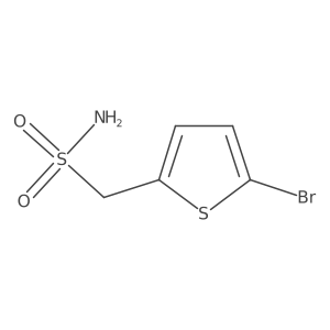 (5-Bromothiophen-2-yl)methanesulfonamide结构式