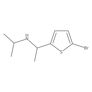 n-(1-(5-Bromothiophen-2-yl)ethyl)propan-2-amine结构式