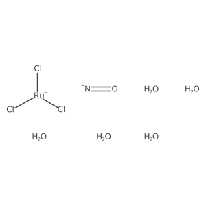 Ruthenium(II) Nitrosyl Chloride pentahydrate结构式