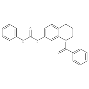 1-(1-Benzoyl-1,2,3,4-tetrahydroquinolin-7-yl)-3-phenylurea Structure