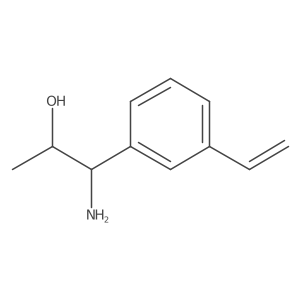 (1S,2R)-1-Amino-1-(3-vinylphenyl)propan-2-OL Structure