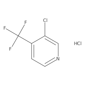 3-Chloro-4-(trifluoromethyl)pyridine hydrochloride Structure