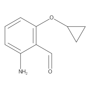 2-Amino-6-cyclopropoxybenzaldehyde Structure