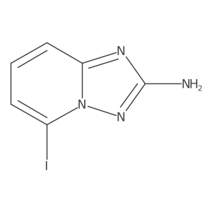5-Iodo-[1,2,4]triazolo[1,5-a]pyridin-2-amine结构式