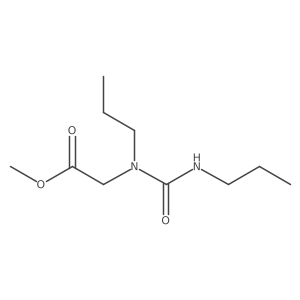 N-Propyl-N-[(propylamino)carbonyl]glycine methyl ester结构式