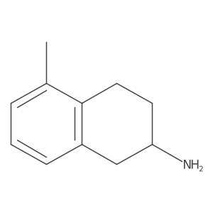 2-Naphthalenamine, 1,2,3,4-tetrahydro-5-methyl-, (2R)- Structure