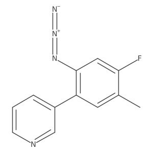 3-(2-Azido-4-fluoro-5-methylphenyl)pyridine Structure