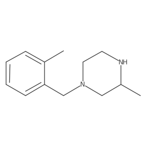 3-Methyl-1-(2-methylbenzyl)piperazine Structure