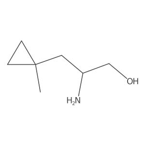 2-Amino-3-(1-methylcyclopropyl)propan-1-ol Structure