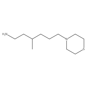 3-Methyl-6-(thiomorpholin-4-yl)hexan-1-amine Structure
