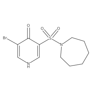 3-(Azepan-1-ylsulfonyl)-5-bromopyridin-4-ol Structure