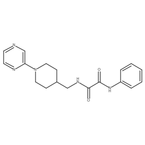N1-phenyl-N2-((1-(pyrazin-2-yl)piperidin-4-yl)methyl)oxalamide Structure