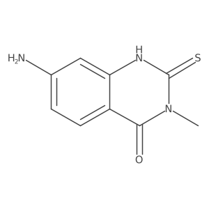 7-Amino-3-methyl-2-sulfanyl-3,4-dihydroquinazolin-4-one Structure