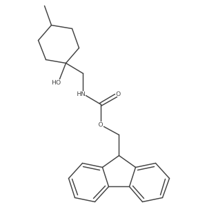 (9H-fluoren-9-yl)methyl N-[(1-hydroxy-4-methylcyclohexyl)methyl]carbamate Structure