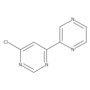 4-Chloro-6-(pyrazin-2-yl)pyrimidine Structure