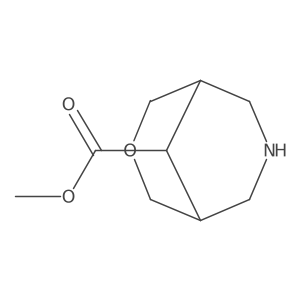 Methyl 3-oxa-7-azabicyclo[3.3.1]nonane-9-carboxylate Structure