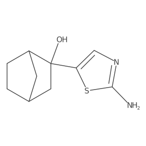 2-(2-Amino-1,3-thiazol-5-YL)bicyclo[2.2.1]heptan-2-OL Structure