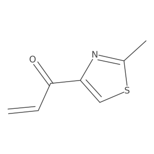 1-(2-Methyl-1,3-thiazol-4-yl)prop-2-en-1-one结构式