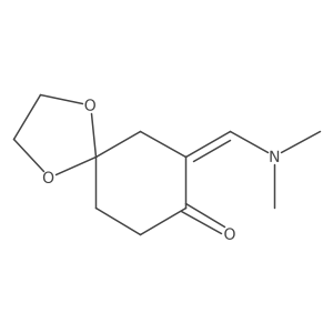 7-Dimethylaminomethylene-1,4-dioxaspiro[4.5]decan-8-one Structure