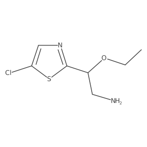 2-(5-Chloro-1,3-thiazol-2-yl)-2-ethoxyethan-1-amine Structure