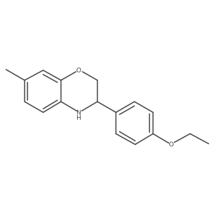 3-(4-Ethoxyphenyl)-7-methyl-3,4-dihydro-2H-benzo[b][1,4]oxazine Structure