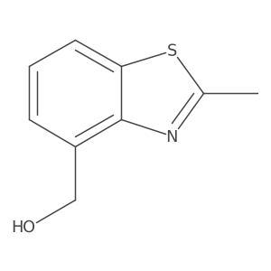 (2-Methylbenzo[d]thiazol-4-yl)methanol结构式