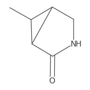 6-Methyl-3-azabicyclo[3.1.0]hexan-2-one结构式