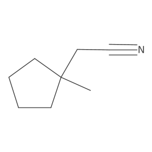 2-(1-Methylcyclopentyl)acetonitrile Structure