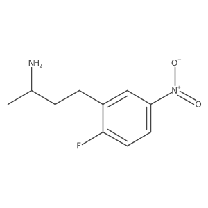 4-(2-Fluoro-5-nitrophenyl)butan-2-amine Structure