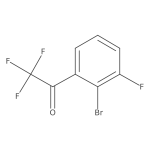 2'-Bromo-2,2,2,3'-tetrafluoroacetophenone Structure