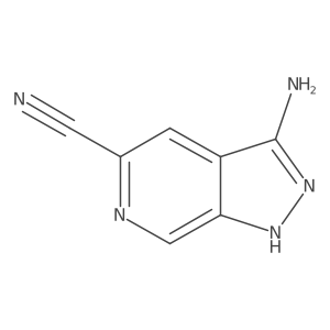 3-Amino-1H-pyrazolo[3,4-c]pyridine-5-carbonitrile Structure