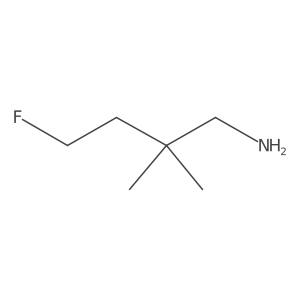 4-Fluoro-2,2-dimethylbutan-1-amine Structure