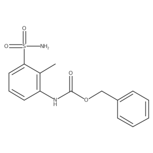 benzyl N-(2-methyl-3-sulfamoylphenyl)carbamate Structure